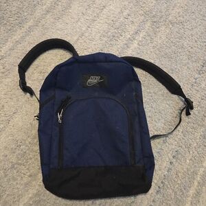 VTG Nike 90s Navy Blue Backpack – Made in Korea – Gorpcore Retro Y2K